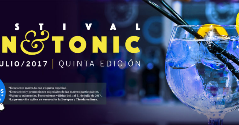 Festival Gin & Tonic 2017: Lo mejor de la Ginebra mundial en México, cortesía de La Europea.