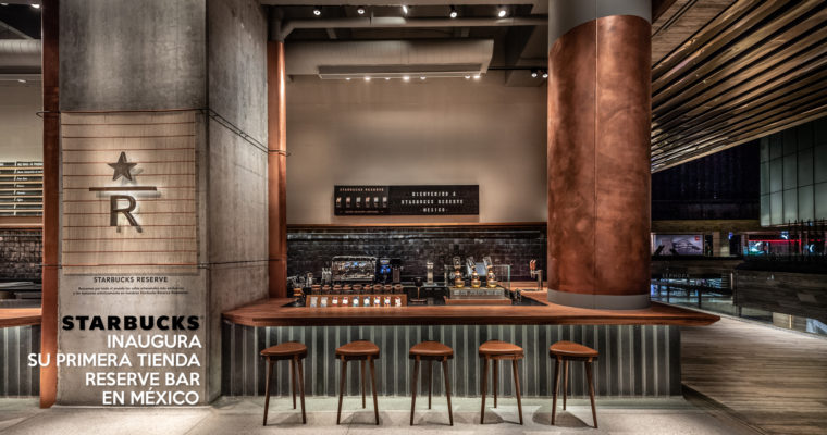 Starbucks inaugura su primera tienda Reserve Bar en México.