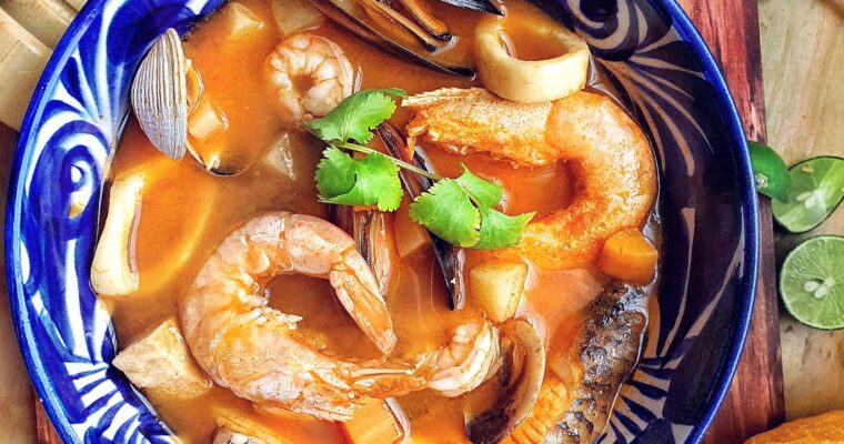 Deliciosa Sopa de Mariscos para esta cuaresma.